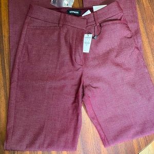 Express Columnist Barely Boot Size 8R Maroon
